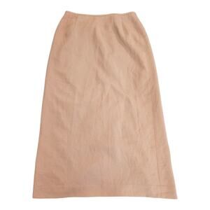 Le Suit Size 8 Beige Pencil Skirt
